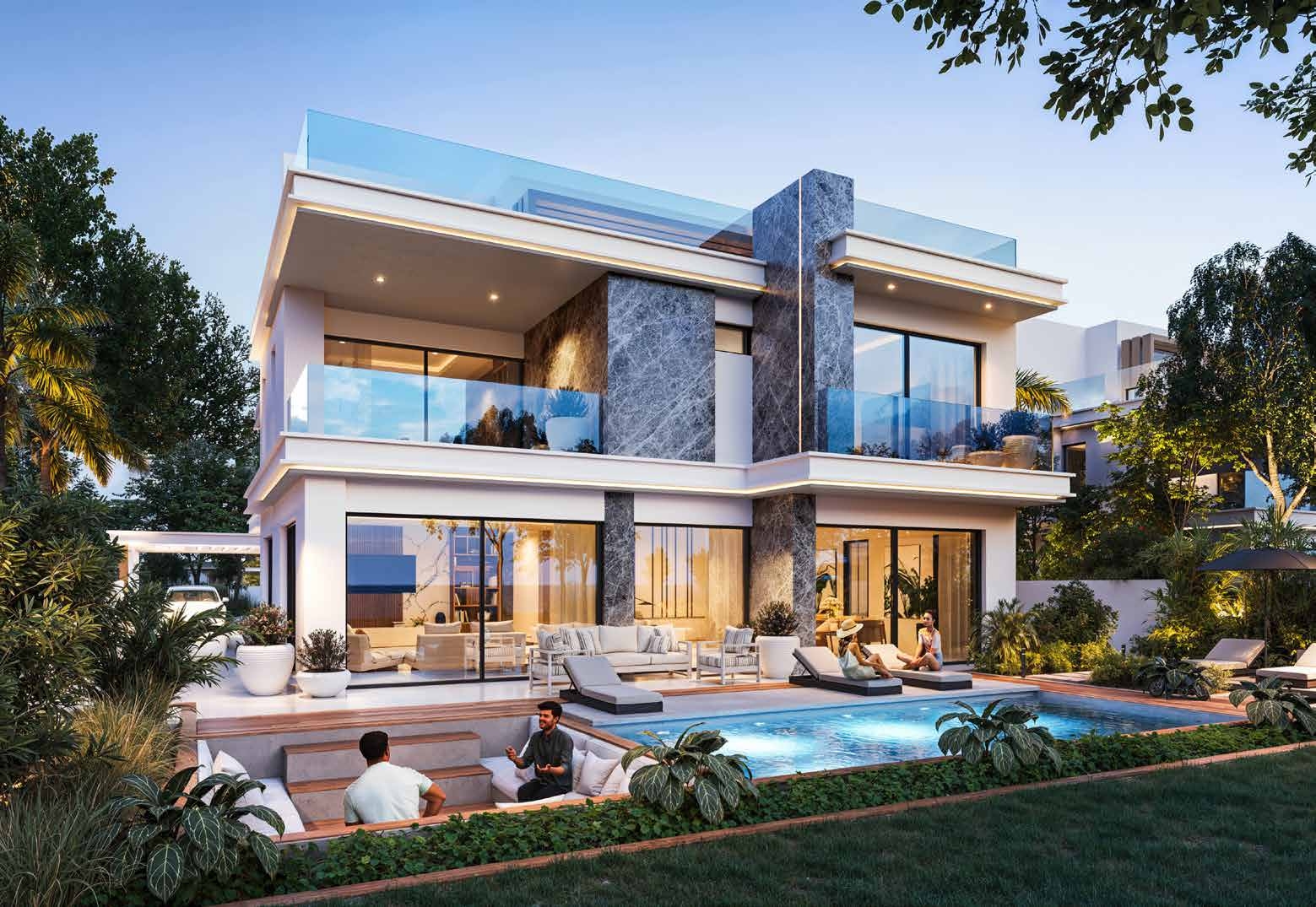 Luxury waterfront development